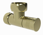Кран для полотенцесушителя золото 3/4"F x1"F (60/2шт)