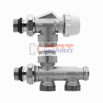 Комплект термостатический для подключения радиаторов 1/2"x3/4" (25/1пар)