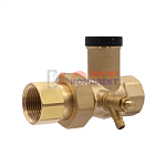 Сгон отсекатель для расшир бака с дренажом 3/4" вн-вн. (32/2шт)