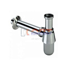 Сифон бутылочный 1 1/4**32 с прям. тр. 32/32, мет., хром (9шт)