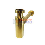 Сифон для раковины, цват золото (20/1шт)