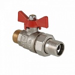Кран шар. BASE с полусгоном 3/4" нар.-нар.  (7 /42шт)