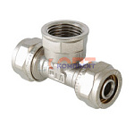 Тройник обжимной с переходом на вн. р. 20х3/4"  (5 /40шт)