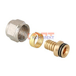 Соединитель КОНУС коллекторный обжимной для полимерной PEX трубы 16 (2,0)   (10 /340шт)