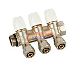 Кол.с регулир. вентилями и цан.1"х16-3 "ViEiR" (16/2шт)