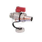 Кран дренажный со съёмным металлическим штуцером 1/2"  (200/1шт)