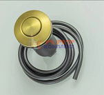 Пневмокнопка для измельчителяпищевых отходов, цвет золото (100/1шт)