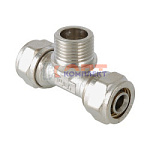 Тройник обжимной с переходом на нар. р. 26х1"  (5 /25шт)