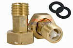 Американка с обратным клапаном для счетчика воды 1/2''Mx3/4''F (200/10шт)