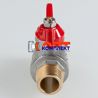 Кран шаровый Дн 15 (1/2")  вн.-нар. бабочка ГОСТ полнопроходной (12/48шт) 1
