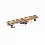 Душевой трап пластиковый, матовое золото 700мм (4/1шт)