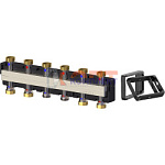 Коллектор распределительный до 7 насосных групп, нерж сталь (с комплектом кронштейнов)