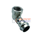 Уголок 90° с переходом на внутреннюю резьбу 18×3/4"  "VER-PRO" (50/5шт)