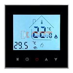 Терморегулятор программируемый, два датчика, 16А / 0….95 °С (черный)