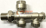 Узел ниж подключ 4-х ходовой двухтруб система 100%  ViEiR (исполь с VR 349 + VR318A (50/1шт)