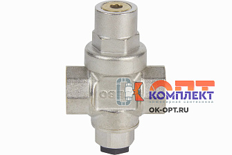 Редуктор давления поршневой TEBO 1/2" с выходом под манометр 1/4" 1