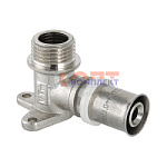 Водорозетка пресс 16х1/2" нар.  (10 /80шт)