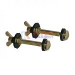 комплект для крепления бачка к унитазу барашек металл (FD-12) (10/200шт в упак)