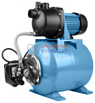 Насосная станция пластик, с баком 24л (мощность 800Вт; напор 40м; расход 2,85 м3/час) (1шт)