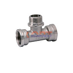 Тройник  НИКЕЛЬ T3/4г*3/4ш*3/4г ViEiR (80/5шт)