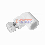 П/П Уголок комбинированный с накидной гайкой 20 х 3/4" ВР (240/10шт)