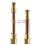 Пара медных удлинителей для гибкой подводки (2шт - 95мм и 115мм)