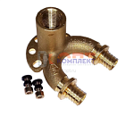 Водорозетка проходная аксиальная 16X2,2 - 1/2 "VER-PRO" (32/1шт)