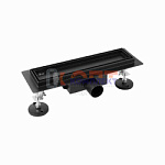 Душевой лоток под плитку - 900 мм , черный  "VIEIR" (4шт)