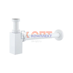 Сифон для раковины, цвет белый (20/1шт)