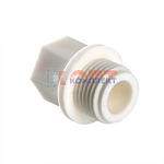 Пробка PPR с резьбой 1/2"   (10 /750шт)