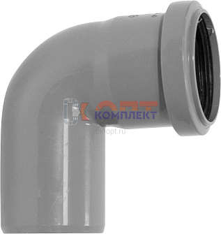 ПП TEBO Отвод канализационный 40 87,5 град. (1/230шт) 0