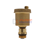 Воздухоотводчик с обратным клапаном 1/2" ЛАТУНЬ (100/1шт)