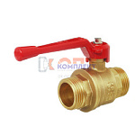 БАЗ латунь кран шаровой 11Б27П1 Ду20 нр/нр рычаг PN40 (50шт)