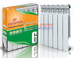 Радиатор алюминиевый Evolution 500/80 10 сек (146 Вт/сек)