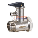 Клапан предохранительный  бойлера 6 бар с курком 1/2“х1/2“ НВ (35/210шт)