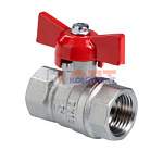 Кран шаровый Дн 20 (3/4")  вн.-вн. бабочка ГОСТ стандарт (50шт)