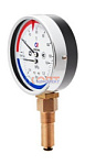 Термоманометр ТМТБ-31P Dy 80  с нижним подключением 1/2", 10 бар 0-150*