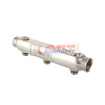 Коллектор из нерж. стали, с м-о расст вых. 100мм, 1 1/2"х 3 вых. 3/4" нар.   (1 /5шт)