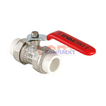 Кран латунный с PPR муфтами, 20мм  (10 /90шт)