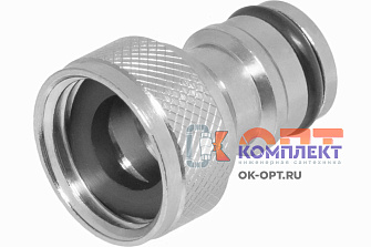 полив штуцер 1/2" вн.р. под коннектор (латунь) 2