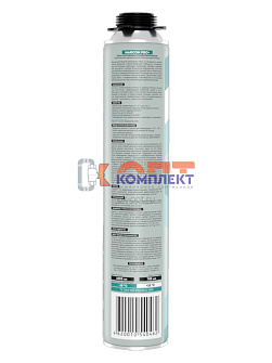 Пена монтажная профессиональная MARCON PRO+ (ВСЕСЕЗОННАЯ)  от -10°С до +35°С (1000 мл/690 гр) (12шт) 2