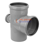 ПП TEBO Крестовина канализац. 50-50-50 87,5 град. (1/70шт)