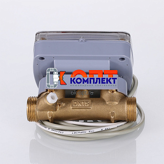 Теплосчётчик ультразвуковой, без интерфейса, 1,5 м3/час (на обратный тр.) 3