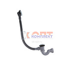 Обвязка пластиковая для ванны клик-клак АВТОМАТ горловина и ручка хром металл VR (1/20шт)