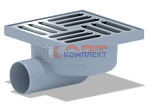 Трап гориз.вып.50, н/рег. реш.150   нерж. Сухой  (20 шт)