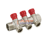 коллектор регулирующий 1"х3/4" ЕВРОКОНУС -3 выхода VR (2/16шт)