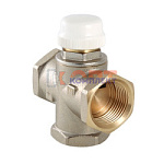 Клапан трехходовой смесительный 1" (с боковым смешиванием, с возможностью полного перекрытия)  (2 /3