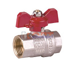 Кран шар. полнопроход. усиленный, рукоятка бабочка 1/2" вн.-вн. (14/112шт)