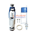 арматура однокнопочная НИЖНИЙ подвод, хром кнопка АБ-69.57.14.3 (Уклад) (20шт)