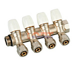 Кол.с регулир. вентилями и цан.1"х16-4 "ViEiR" (12/2шт)